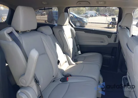 2018 Honda Odyssey Elite из США, поврежденный, VIN 5FNRL6H93JB099730